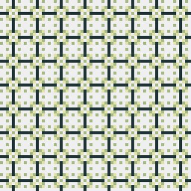 Geometrik elementler vektör illüstrasyonlu soyut desen