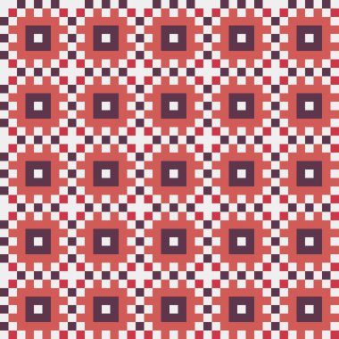 Geometrik elementler vektör illüstrasyonlu soyut desen