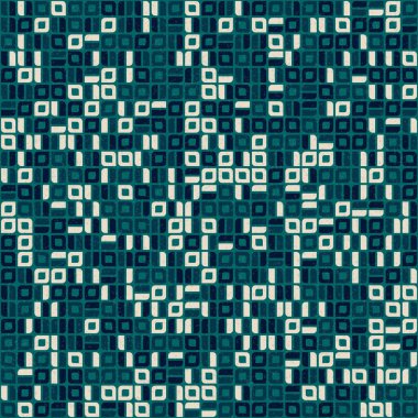 Geometrik elementler vektör illüstrasyonlu soyut desen