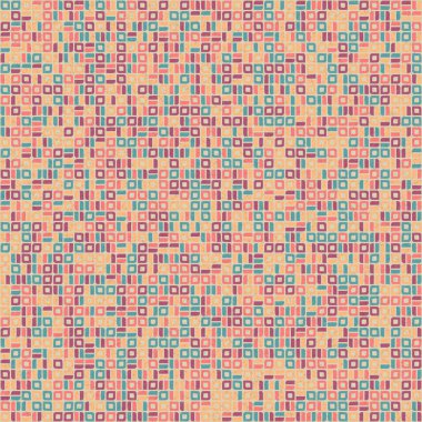 Geometrik elementler vektör illüstrasyonlu soyut desen