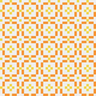 Geometrik elementler vektör illüstrasyonlu soyut desen