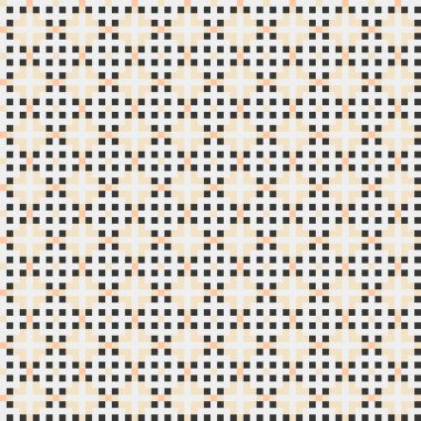 Geometrik elementler vektör illüstrasyonlu soyut desen