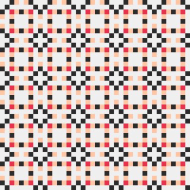 Çapraz desenli soyut vektör çizimi