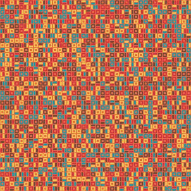 Geometrik elementler vektör illüstrasyonlu soyut desen