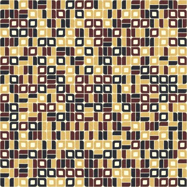 Geometrik elementler vektör illüstrasyonlu soyut desen