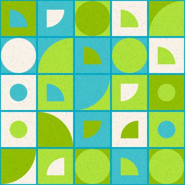 Soyut Geometrik Desen üretken hesaplama sanatı çizimi