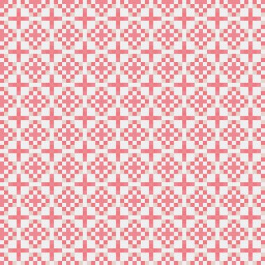 Soyut çapraz desen, üretken hesaplama sanatı illüstrasyonu 