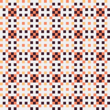 Soyut çapraz desenli üretken hesaplama sanatı çizimi