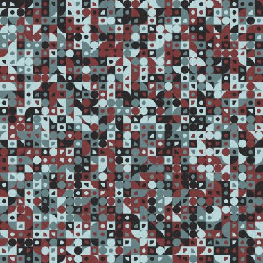 Soyut Geometrik Desen üretken hesaplama sanatı çizimi