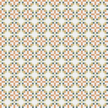 Soyut çapraz desenli üretken hesaplama sanatı çizimi