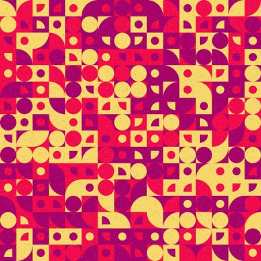 Soyut Geometrik Desen üretken hesaplama sanatı çizimi