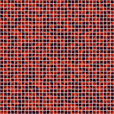 Soyut Geometrik Desen üretken hesaplama sanatı çizimi