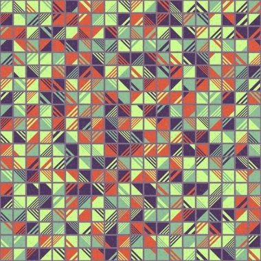 soyut geometrik desen, hesaplama sanatı illüstrasyonu