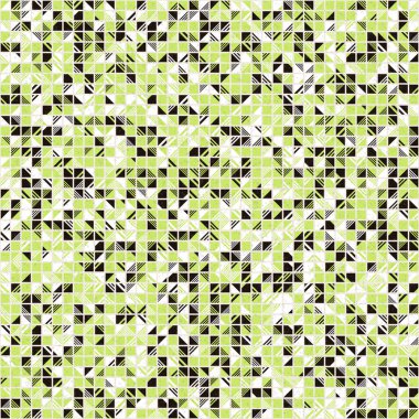 Soyut Geometrik Desen üretken hesaplama sanatı çizimi