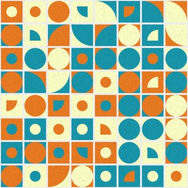 Soyut Geometrik Desen üretken hesaplama sanatı çizimi