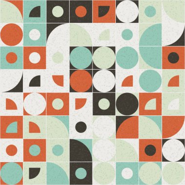 Soyut Geometrik Desen üretken hesaplama sanatı çizimi