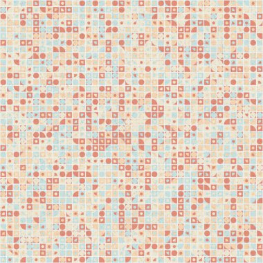 soyut geometrik desen, hesaplama sanatı illüstrasyonu