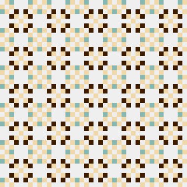 Soyut çapraz desen, üretken hesaplama sanatı illüstrasyonu  