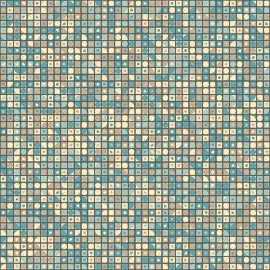 Soyut Geometrik Desen üretken hesaplama sanatı çizimi