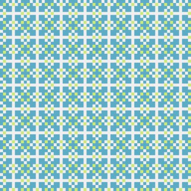 Soyut çapraz desenli üretken hesaplama sanatı çizimi