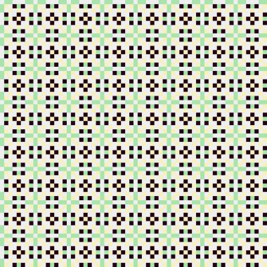 Soyut çapraz desenli üretken hesaplama sanatı çizimi