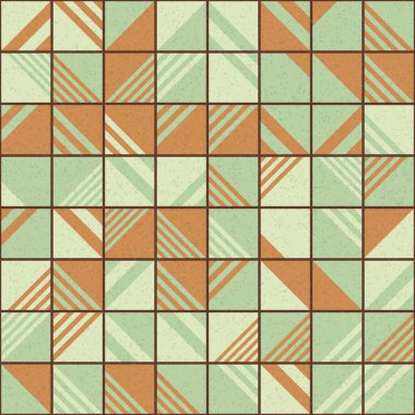 Soyut Geometrik Desen üretken hesaplama sanatı çizimi