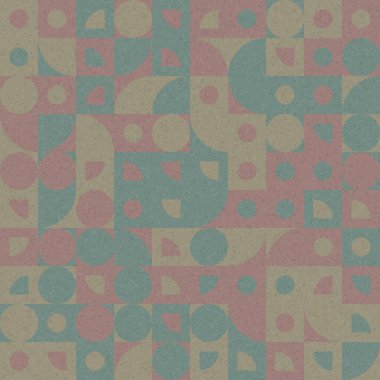 Soyut Geometrik Desen üretken hesaplama sanatı çizimi