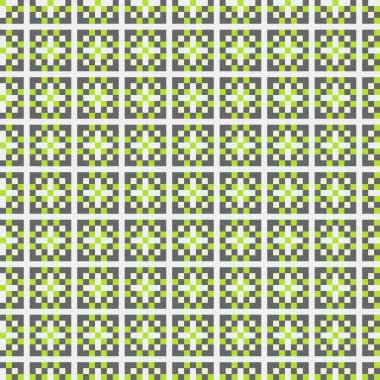 Soyut çapraz desenli üretken hesaplama sanatı çizimi