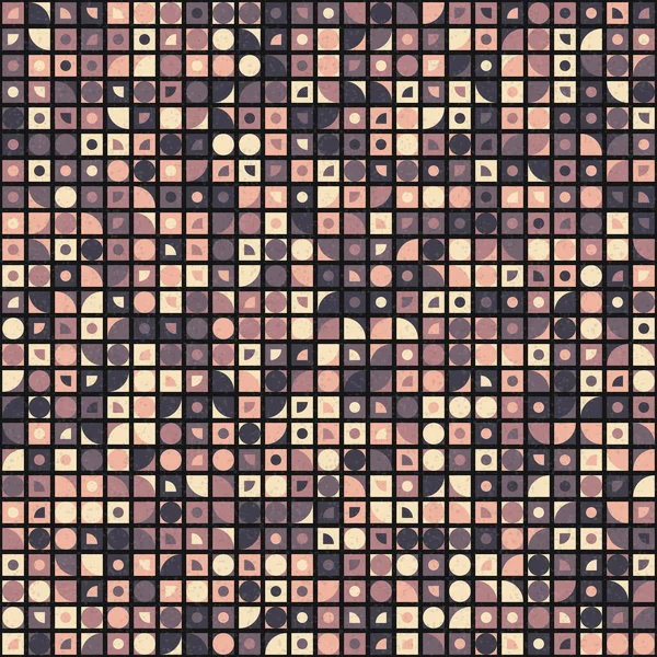 Abstrakcyjny Geometryczny Wzór Generatywna Sztuka Obliczeniowa Ilustracja — Wektor stockowy