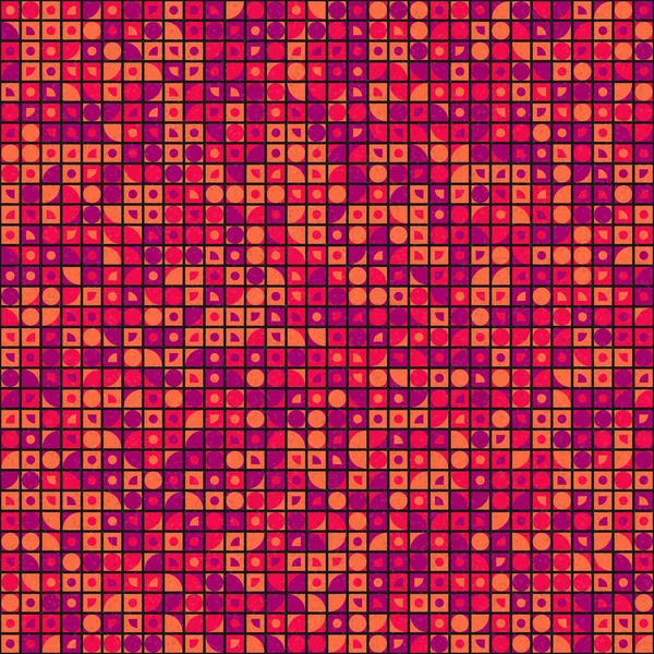 Soyut Geometrik Desen üretken hesaplama sanatı çizimi