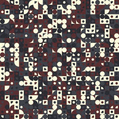 soyut geometrik desen, hesaplama sanatı illüstrasyonu