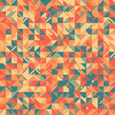 Soyut Geometrik Desen üretken hesaplama sanatı çizimi