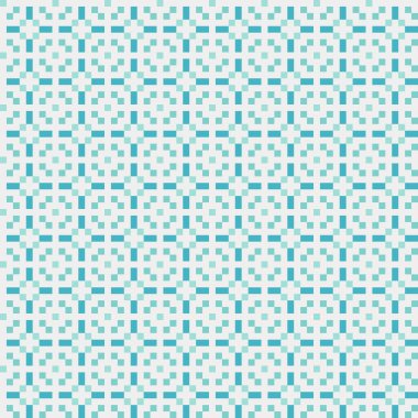 Soyut çapraz desenli üretken hesaplama sanatı çizimi