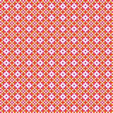 Soyut çapraz desenli üretken hesaplama sanatı çizimi