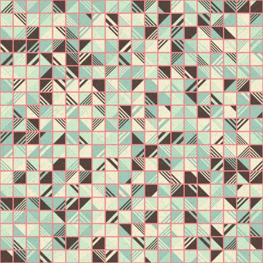 soyut geometrik desen, hesaplama sanatı illüstrasyonu