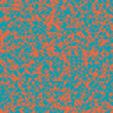 Soyut Geometrik Desen üretken hesaplama sanatı çizimi