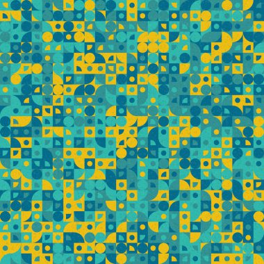 soyut geometrik desen, hesaplama sanatı illüstrasyonu