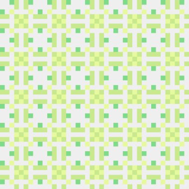 Soyut çapraz desenli üretken hesaplama sanatı çizimi