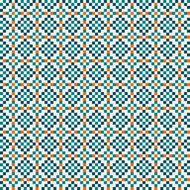 Soyut çapraz desen, üretken hesaplama sanatı illüstrasyonu 