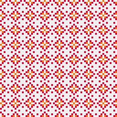 Soyut çapraz desenli üretken hesaplama sanatı çizimi