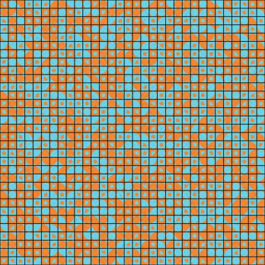 soyut geometrik desen, hesaplama sanatı illüstrasyonu