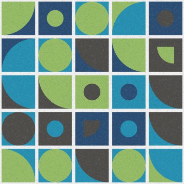 Soyut Geometrik Desen üretken hesaplama sanatı çizimi