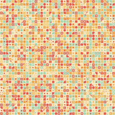 soyut geometrik desen, hesaplama sanatı illüstrasyonu