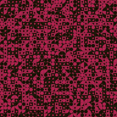 Soyut Geometrik Desen üretken hesaplama sanatı çizimi