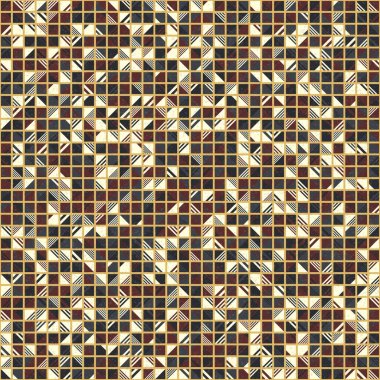 Soyut Geometrik Desen üretken hesaplama sanatı çizimi