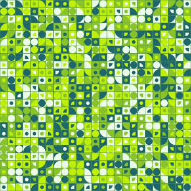 soyut geometrik desen, hesaplama sanatı illüstrasyonu