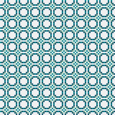 Soyut çapraz desenli üretken hesaplama sanatı çizimi