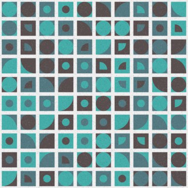 Soyut Geometrik Desen üretken hesaplama sanatı çizimi