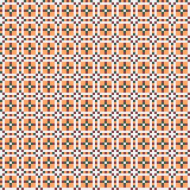 Soyut çapraz desenli üretken hesaplama sanatı çizimi