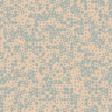 Soyut Geometrik Desen üretken hesaplama sanatı çizimi